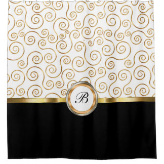 Rideaux De Douche Monogramme Classe