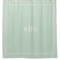 Monogramme classique sur la couleur personnalisée 