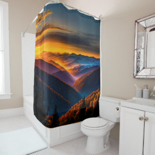 Rideaux De Douche Montagnes des Appalaches 001