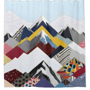 Rideaux De Douche Monts Snowcap