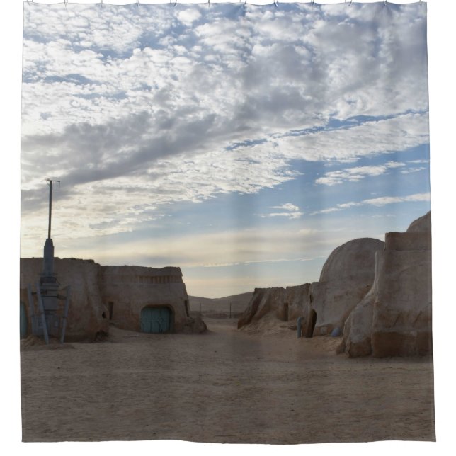 Rideaux De Douche Mos Espa sur la planète Tatooine. (Devant)