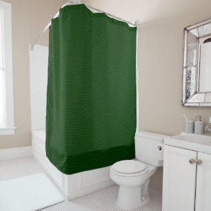 Rideaux De Douche Mosaic Solid Forest Green Motif texturé