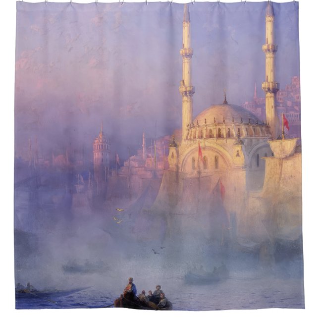 Rideaux De Douche Mosquée d'Istanbul Architecture néoclassique Mosqu (Devant)