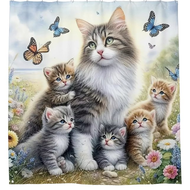 Rideaux De Douche Mother's Garden Paradise (Devant)