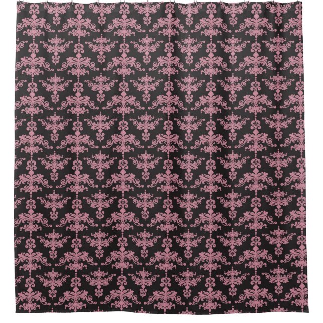 Rideaux De Douche Motif 5 de damassé (Devant)