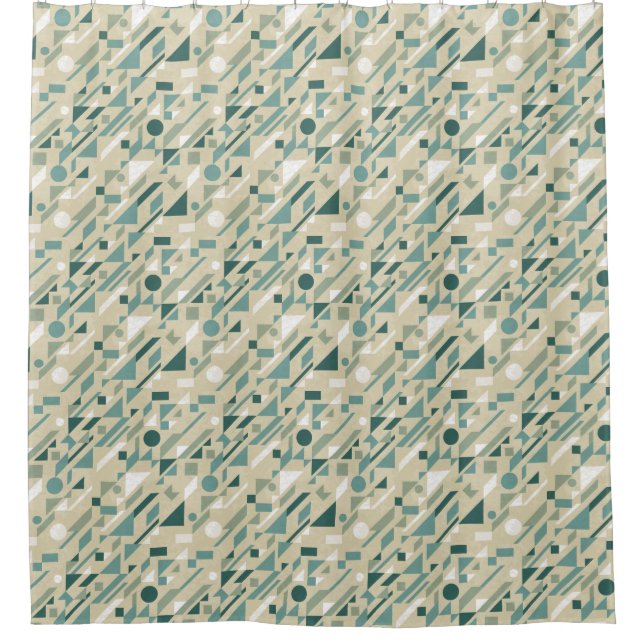 Rideaux De Douche Motif abstrait (Devant)