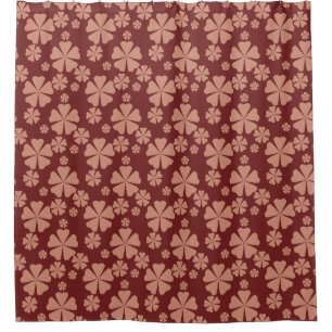 Rideaux De Douche Motif Abstrait Brown à la boue