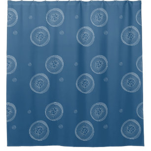 Rideaux De Douche motif Abstrait de gelée de poisson sans soudure + 