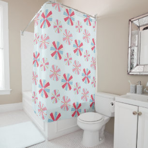 Rideaux De Douche Motif Abstrait de la flore marine