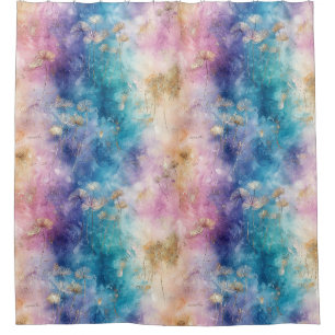 Rideaux De Douche Motif Abstrait de Pissenlit Vintage (2)