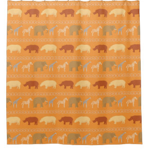 Rideaux De Douche Motif africain