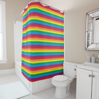 Rideaux De Douche Motif arc-en-ciel simple