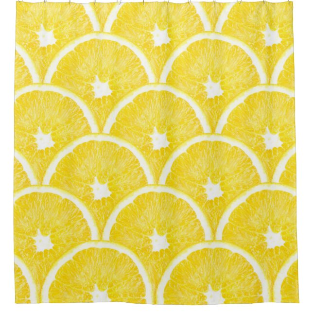 Rideaux De Douche Motif Arrière - plan de pâte orange vibrant (Devant)