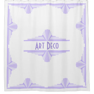 Rideaux De Douche Motif Art déco à Lilac