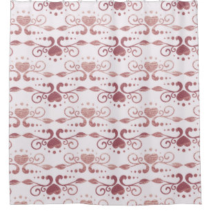 Rideaux De Douche Motif Art déco. Papier peint vintage. japonais ou