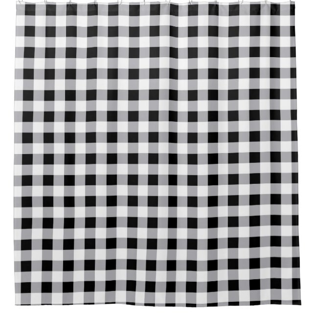 Rideaux De Douche Motif blanc gris gris (Devant)