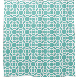 Rideaux De Douche Motif blanc sans faille do-it-yourself couleur Arr