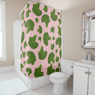 Rideaux De Douche Motif Broccoli