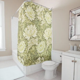 Rideaux De Douche Motif Chrysanthème de William Morris de style vint