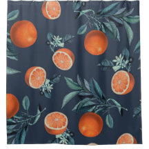 Motif citron et feuille VI