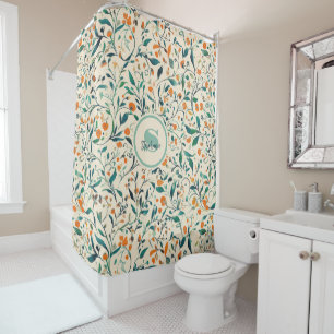 Rideaux De Douche Motif couleur Paisley d'inspiration vintage (3)