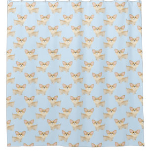 Rideaux De Douche Motif Cute Corgi