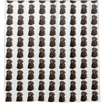 Motif de chien de Labrador de chocolat