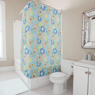 Rideaux De Douche Motif de fleurs Scooby-Doo