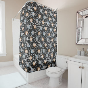 Rideaux De Douche Motif de foudre Rick et Morty