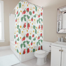 Motif de fraise rouge sucrée et de feuilles vertes