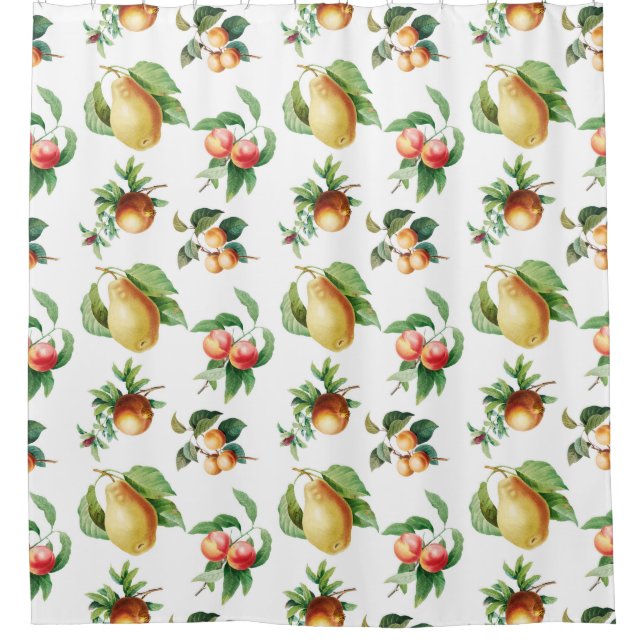 Rideaux De Douche Motif de fruits (Devant)