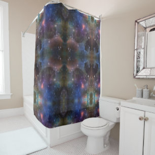 Rideaux De Douche Motif de Galaxie cosmique céleste