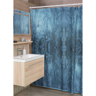 Rideaux De Douche Motif de glace psychédélique
