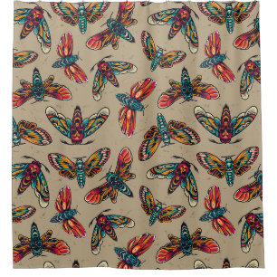 Rideaux De Douche Motif de la Moth