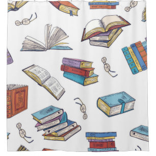 Rideaux De Douche Motif de livre