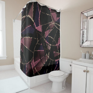 Rideaux De Douche motif de mosaïque Abstrait