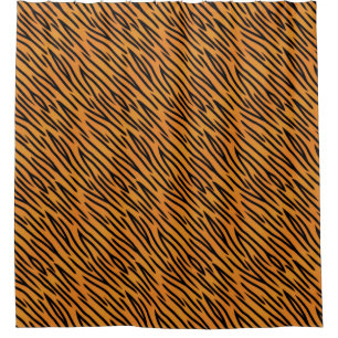 Rideaux De Douche Motif de rayure de tigre