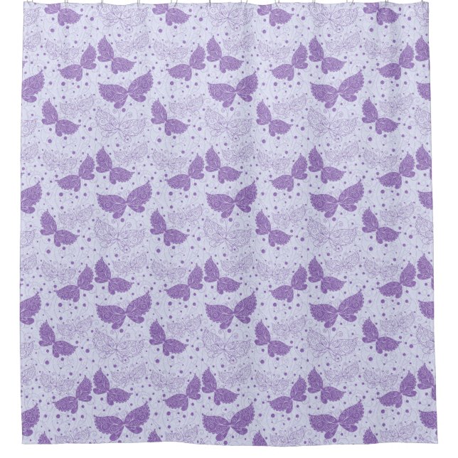 Rideaux De Douche Motif de ressort (Devant)