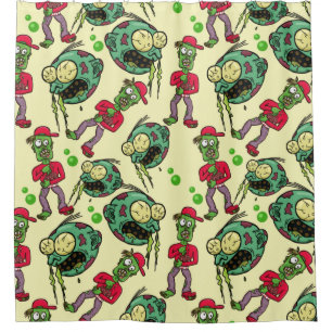 Rideaux De Douche Motif de Sick Zombie
