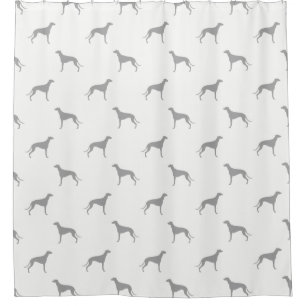 Rideaux De Douche Motif de silhouettes Greyhound