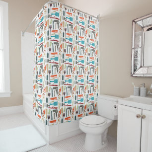 Rideaux De Douche Motif de soins capillaires