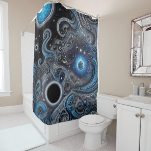 Rideaux De Douche Motif de symboles anciens dans un design abstrait