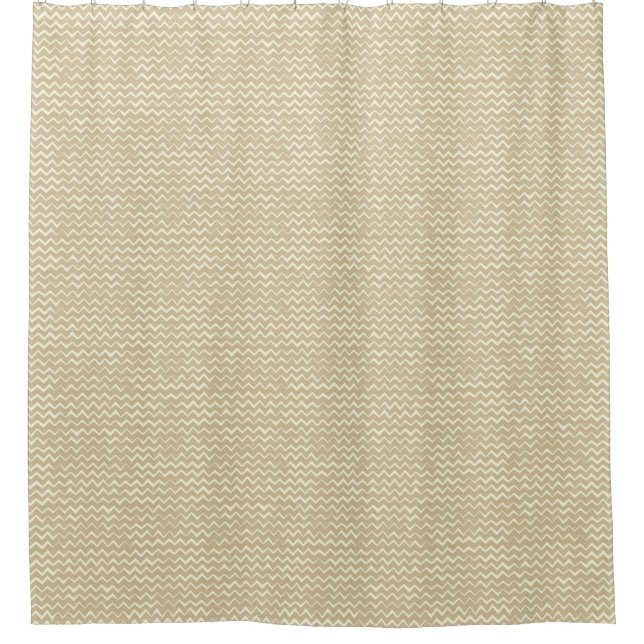 Rideaux De Douche Motif de zigzag (Devant)