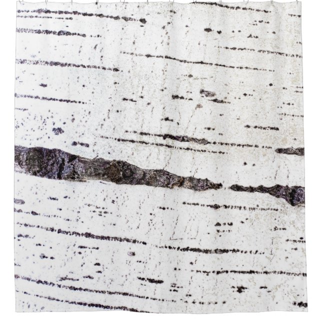 Rideaux De Douche Motif d'écorce de bouleau (Devant)