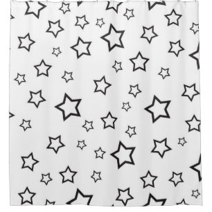 Rideaux De Douche Motif d'étoiles