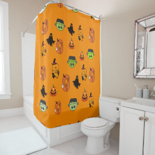 Rideaux De Douche Motif d'Halloween effrayant
