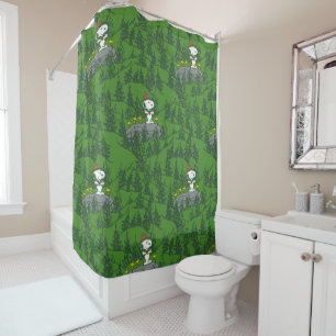 Rideaux De Douche Motif du Beagle de snoopy