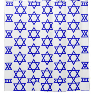 Rideaux De Douche Motif du drapeau israélien