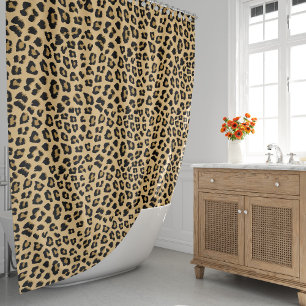 Rideaux De Douche Motif Empreinte de léopard