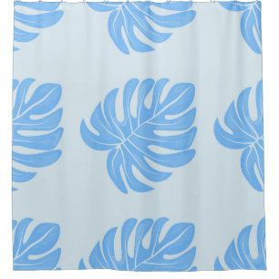 Rideaux De Douche Motif ethnique sans couture tropicale avec départ